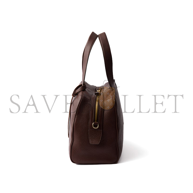 PRADA LARGE LEATHER TOP-HANDLE BAG 1BB148 (33*22*14cm)